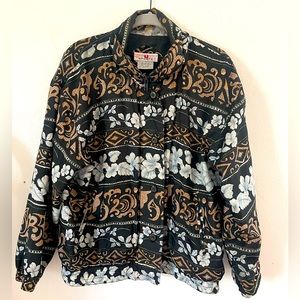 Vintage Windbreaker Button-up + Zipper